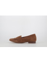 mocassin marron en cuir